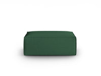 Cosmopolitan Design - Pouf "Mackay" in velluto strutturato verde 