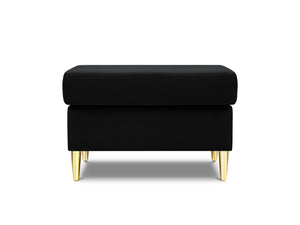 Cosmopolitan Design - Pouf "Kyoto" in velluto nero 