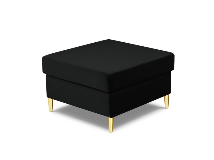 Cosmopolitan Design - Pouf "Kyoto" in velluto nero 