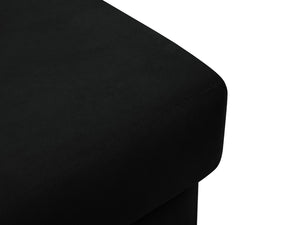 Cosmopolitan Design - Pouf "Kyoto" in velluto nero 