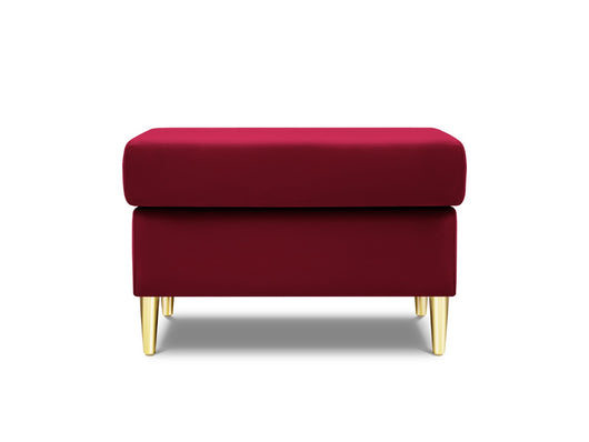 Cosmopolitan Design - Pouf "Kyoto" in velluto rosso 