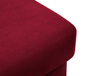 Cosmopolitan Design - Pouf "Kyoto" in velluto rosso 