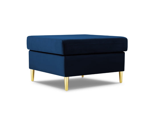 Cosmopolitan Design - Pouf "Kyoto" in velluto blu reale 