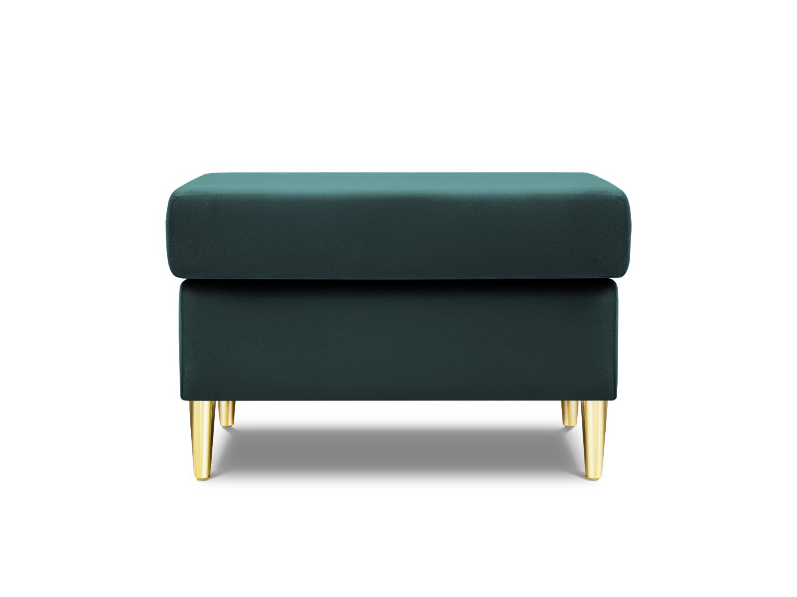 Cosmopolitan Design - Pouf "Kyoto" in velluto petrolio 