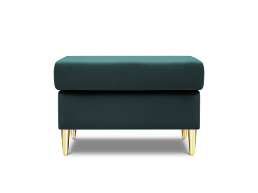 Cosmopolitan Design - Pouf "Kyoto" in velluto petrolio 