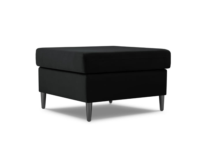 Cosmopolitan Design - Pouf "Kyoto" in velluto nero 