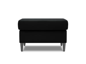 Cosmopolitan Design - Pouf "Kyoto" in velluto nero 