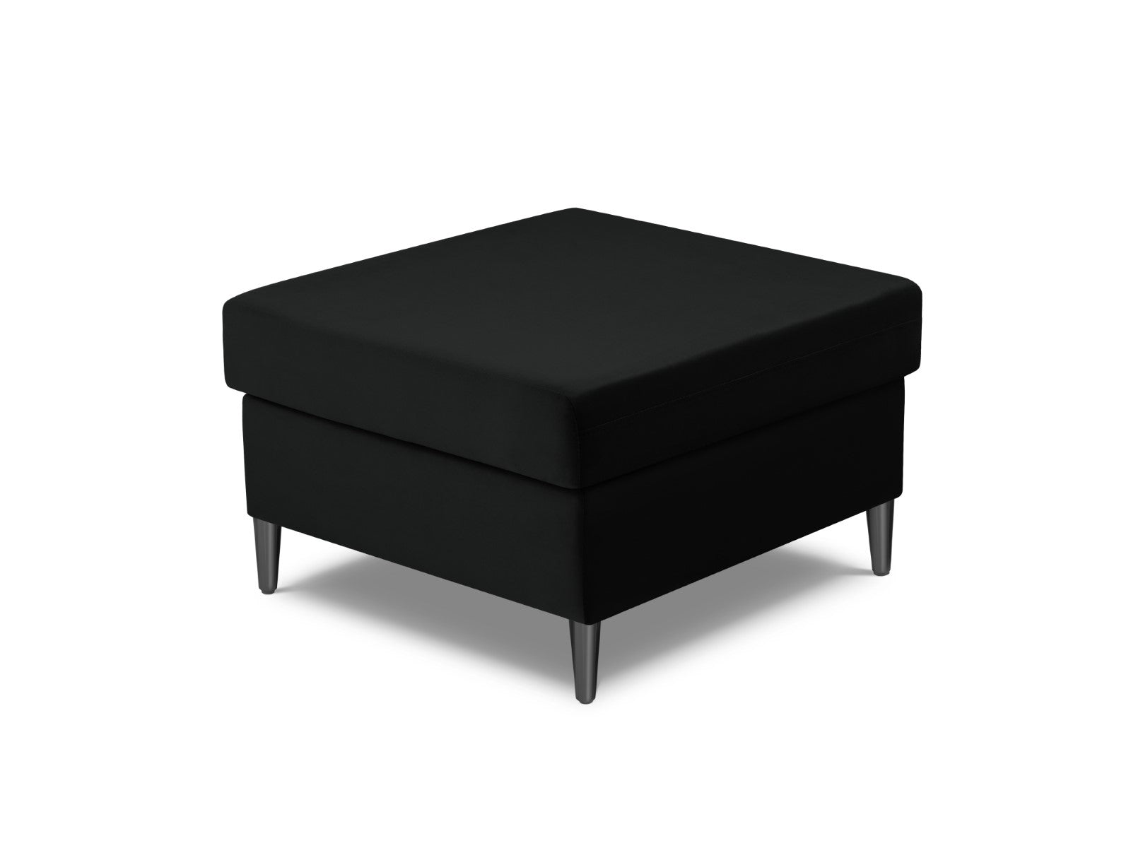 Cosmopolitan Design - Pouf "Kyoto" in velluto nero 