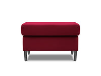 Cosmopolitan Design - Pouf "Kyoto" in velluto rosso 