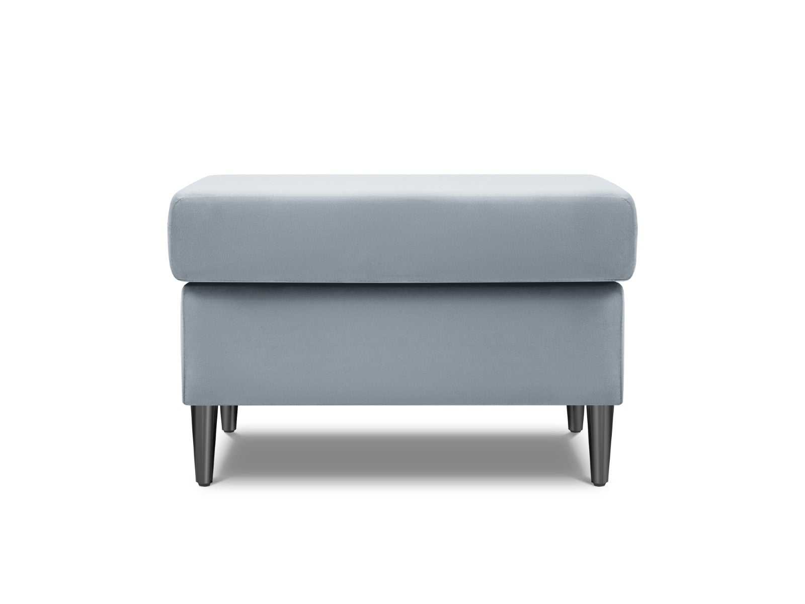 Cosmopolitan Design - Pouf "Kyoto" in velluto azzurro 
