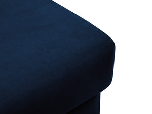 Cosmopolitan Design - Pouf "Kyoto" in velluto blu reale 