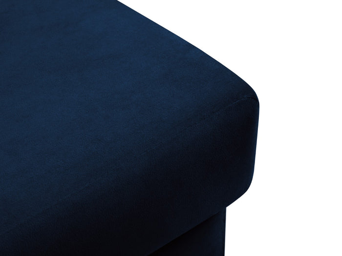 Cosmopolitan Design - Pouf "Kyoto" in velluto blu reale 