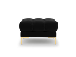 Cosmopolitan Design - Pouf "Bali" in velluto nero 