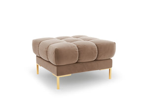 Cosmopolitan Design - Pouf "Bali" in velluto beige 