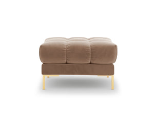 Cosmopolitan Design - Pouf "Bali" in velluto beige 