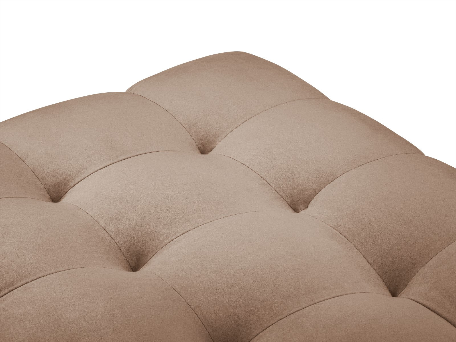 Cosmopolitan Design - Pouf "Bali" in velluto beige 