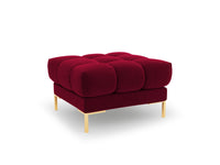 Cosmopolitan Design - Pouf "Bali" in velluto rosso 