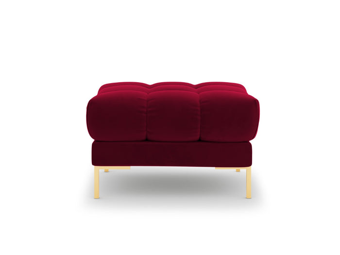 Cosmopolitan Design - Pouf "Bali" in velluto rosso 
