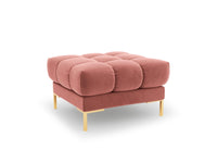 Cosmopolitan Design - Pouf "Bali" in velluto rosa 