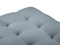 Cosmopolitan Design - Pouf "Bali" in velluto azzurro 