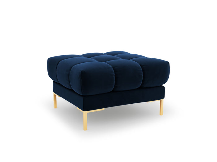 Cosmopolitan Design - Pouf "Bali" in velluto blu reale 