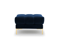 Cosmopolitan Design - Pouf "Bali" in velluto blu reale 