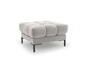 Cosmopolitan Design - Pouf "Bali" in velluto argento 