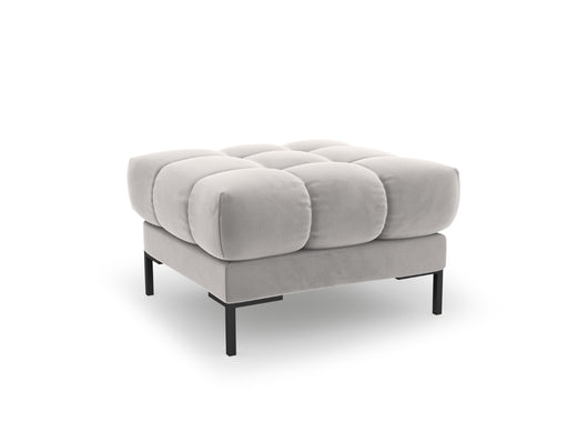 Cosmopolitan Design - Pouf "Bali" in velluto argento 