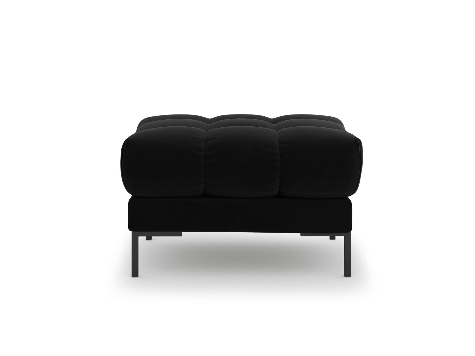 Cosmopolitan Design - Pouf "Bali" in velluto nero 