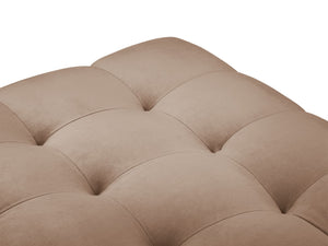 Cosmopolitan Design - Pouf "Bali" in velluto beige 