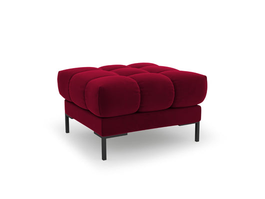 Cosmopolitan Design - Pouf "Bali" in velluto rosso 