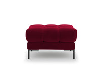 Cosmopolitan Design - Pouf "Bali" in velluto rosso 