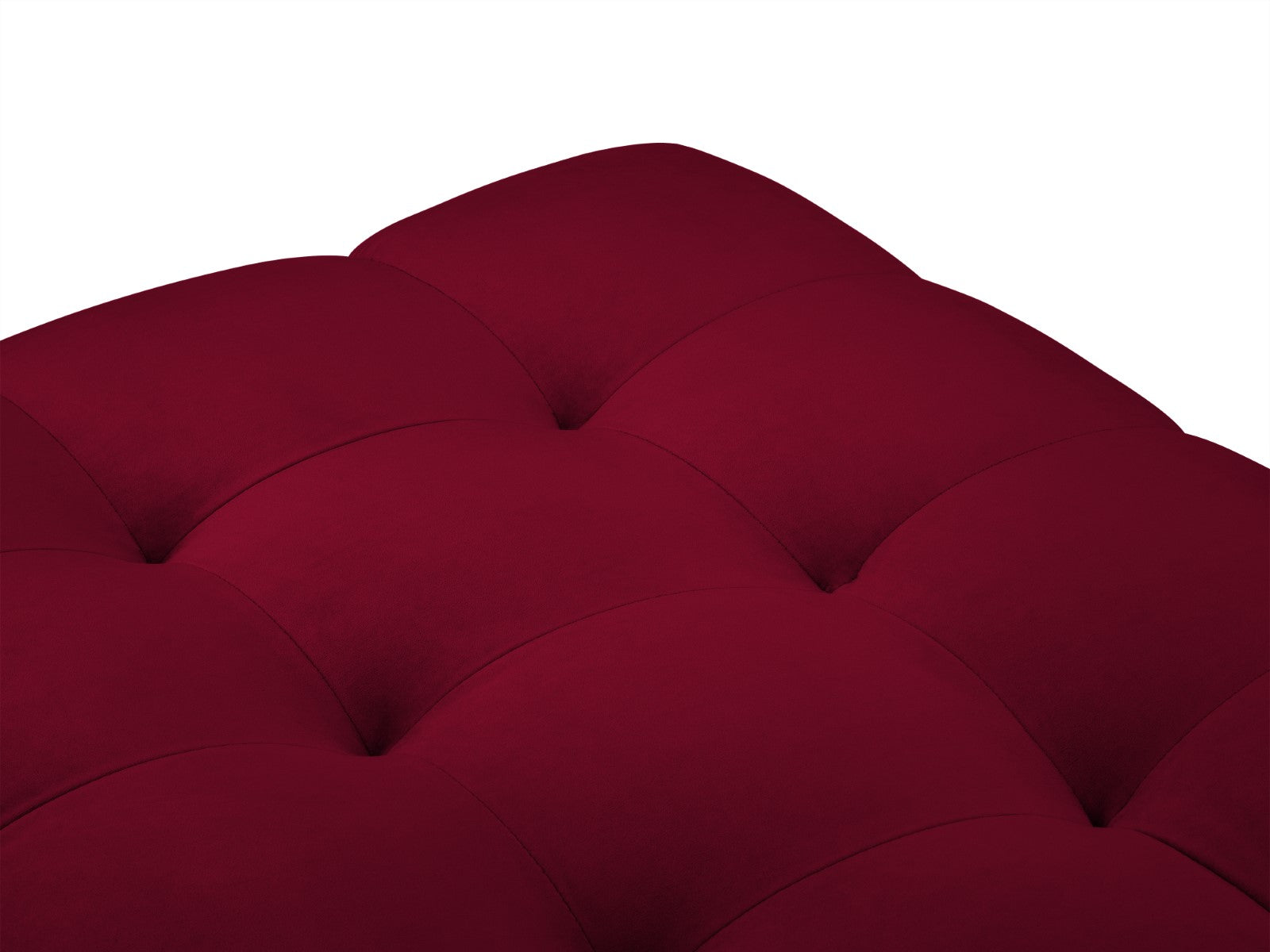 Cosmopolitan Design - Pouf "Bali" in velluto rosso 