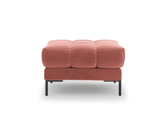 Cosmopolitan Design - Pouf "Bali" in velluto rosa 