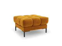Cosmopolitan Design - Pouf "Bali" in velluto giallo 