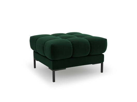 Cosmopolitan Design - Pouf "Bali" in velluto verde bottiglia 