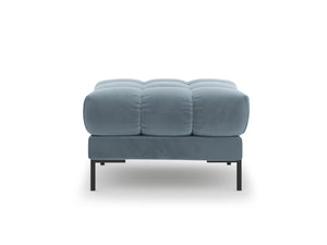 Cosmopolitan Design - Pouf "Bali" in velluto azzurro 