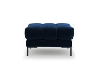Cosmopolitan Design - Pouf "Bali" in velluto blu reale 