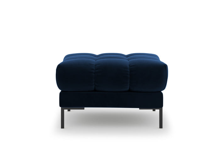 Cosmopolitan Design - Pouf "Bali" in velluto blu reale 
