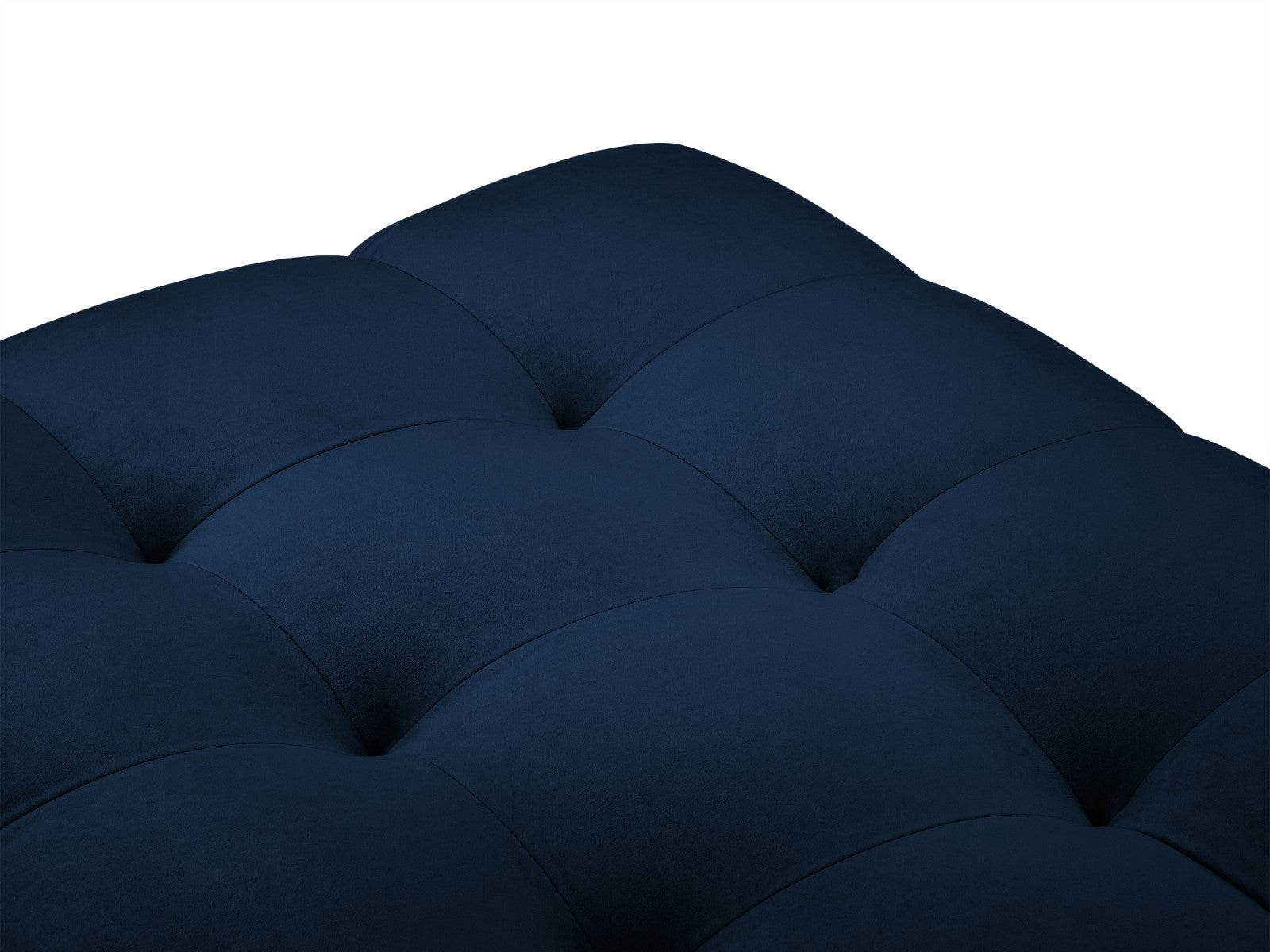 Cosmopolitan Design - Pouf "Bali" in velluto blu reale 