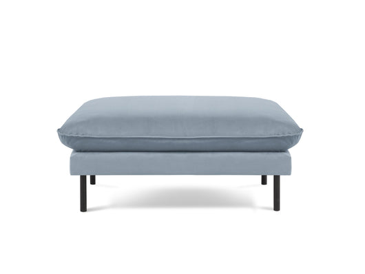 Cosmopolitan Design - Pouf "Vienna" in velluto azzurro 