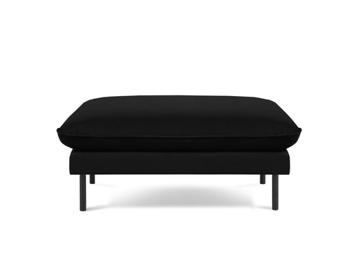Cosmopolitan Design - Pouf "Vienna" in velluto nero 
