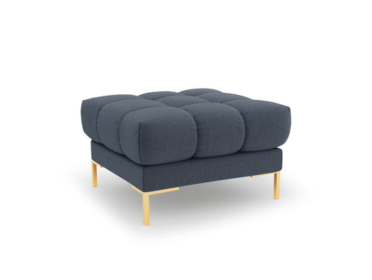 Cosmopolitan Design - Pouf "Bali" in tessuto strutturato blu scuro 