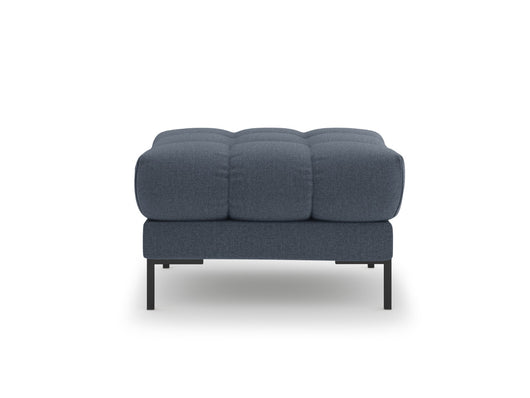 Cosmopolitan Design - Pouf "Bali" in tessuto strutturato blu scuro 