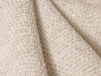 Cosmopolitan Design - Pouf "Nolio" 2 posti in ciniglia beige chiaro 