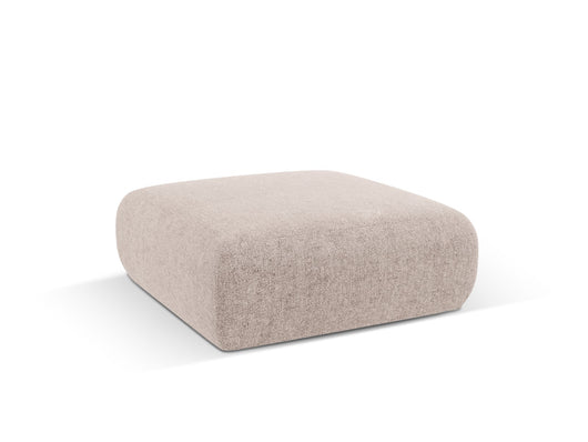 Cosmopolitan Design - Pouf "Nolio" 2 posti in ciniglia beige 