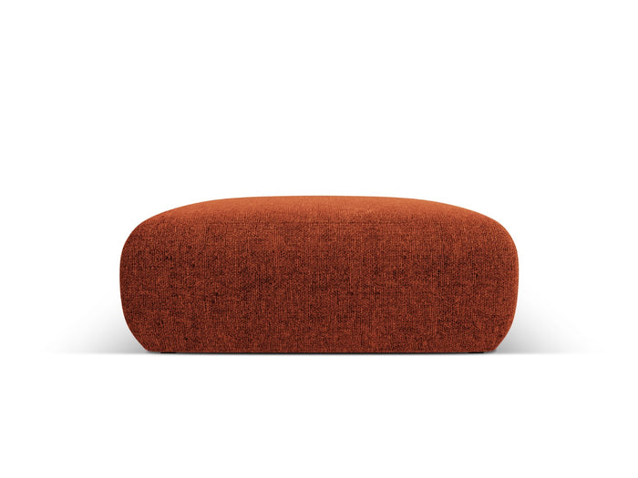 Cosmopolitan Design - Pouf "Nolio" 2 posti in ciniglia terracotta 