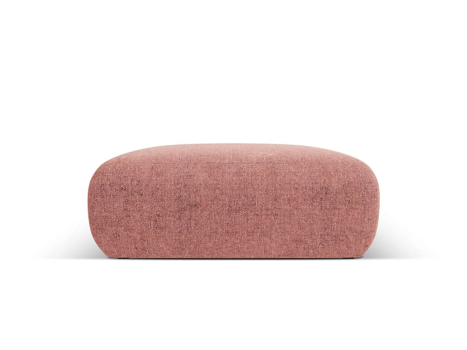 Cosmopolitan Design - Pouf "Nolio" 2 posti in ciniglia rosa 