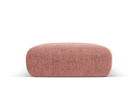 Cosmopolitan Design - Pouf "Nolio" 2 posti in ciniglia rosa 