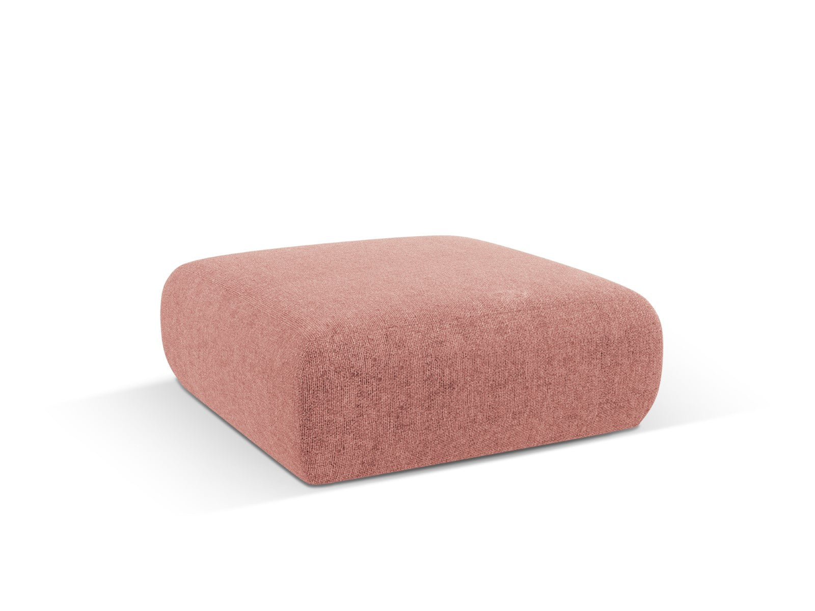 Cosmopolitan Design - Pouf "Nolio" 2 posti in ciniglia rosa 